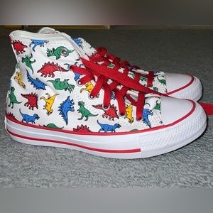 Converse, Unisex-child Chuck Taylor All Star Dinosaur Print, High Top